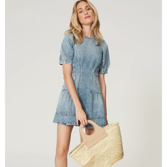 Jonathan Simkhai Denim Holland Dress 